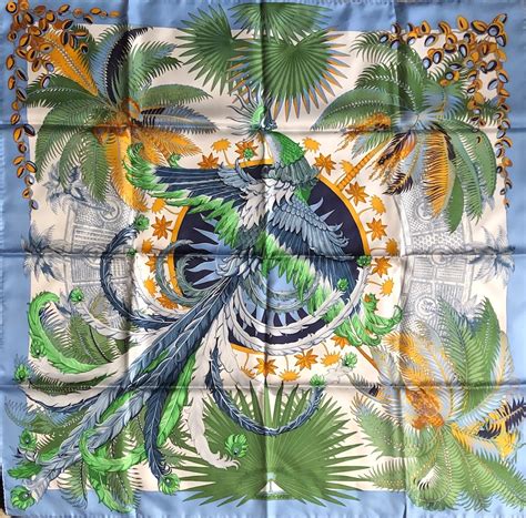 hermes mythiques phoenix scarf|Mythiques Phoenix Tattoo Silk Scarf .